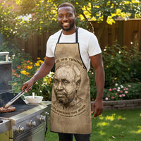 Ngugi wa Thiong O Apron Vintage Map Ancient African Library - Decolonising the Mind - Wonder Print Shop
