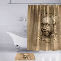 Ngugi wa Thiong O Bathroom Set Vintage Map Ancient African Library - Decolonising the Mind - Wonder Print Shop