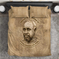 Ngugi wa Thiong O Bedding Set Vintage Map Ancient African Library - Decolonising the Mind - Wonder Print Shop