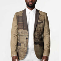 Ngugi wa Thiong O Blazer Vintage Map Ancient African Library - Decolonising the Mind - Wonder Print Shop