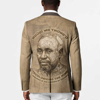 Ngugi wa Thiong O Blazer Vintage Map Ancient African Library - Decolonising the Mind - Wonder Print Shop