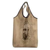 Ngugi wa Thiong O Grocery Bag Vintage Map Ancient African Library - Decolonising the Mind - Wonder Print Shop