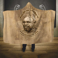 Ngugi wa Thiong O Hooded Blanket Vintage Map Ancient African Library - Decolonising the Mind - Wonder Print Shop