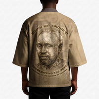 Ngugi wa Thiong O Kimono Vintage Map Ancient African Library - Decolonising the Mind - Wonder Print Shop