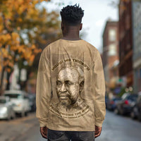 Ngugi wa Thiong O Long Sleeve Shirt Vintage Map Ancient African Library - Decolonising the Mind - Wonder Print Shop