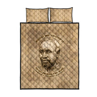 Ngugi wa Thiong O Quilt Bed Set Vintage Map Ancient African Library - Decolonising the Mind - Wonder Print Shop