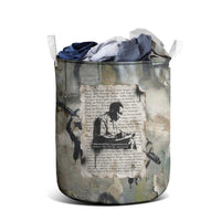 Ngugi wa Thiong O Laundry Basket Graffiti Resist Statement Ink Pen Revolution Fist Literary Activism - Wonder Print Shop