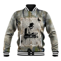 Ngugi wa Thiong O Baseball Jacket Graffiti Resist Statement Ink Pen Revolution Fist Literary Activism - Wonder Print Shop
