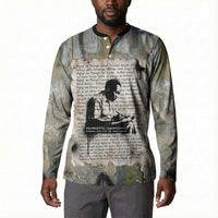 Ngugi wa Thiong O Button Sweatshirt Graffiti Resist Statement Ink Pen Revolution Fist Literary Activism