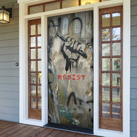 Ngugi wa Thiong O Door Cover Graffiti Resist Statement Ink Pen Revolution Fist Literary Activism - Wonder Print Shop