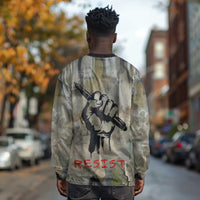 Ngugi wa Thiong O Long Sleeve Shirt Graffiti Resist Statement Ink Pen Revolution Fist Literary Activism - Wonder Print Shop