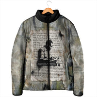 Ngugi wa Thiong O Padded Jacket Graffiti Resist Statement Ink Pen Revolution Fist Literary Activism - Wonder Print Shop