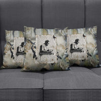 Ngugi wa Thiong O Pillow Cover Graffiti Resist Statement Ink Pen Revolution Fist Literary Activism - Wonder Print Shop