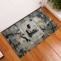Ngugi wa Thiong O Rubber Doormat Graffiti Resist Statement Ink Pen Revolution Fist Literary Activism - Wonder Print Shop