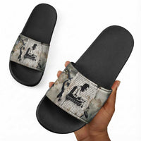 Ngugi wa Thiong O Slide Sandals Graffiti Resist Statement Ink Pen Revolution Fist Literary Activism - Wonder Print Shop