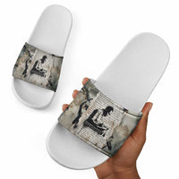 Ngugi wa Thiong O Slide Sandals Graffiti Resist Statement Ink Pen Revolution Fist Literary Activism - Wonder Print Shop