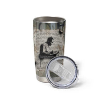 Ngugi wa Thiong O Tumbler Cup Graffiti Resist Statement Ink Pen Revolution Fist Literary Activism - Wonder Print Shop
