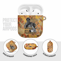 Ngugi wa Thiong O AirPods Case African Literary Icon Portrait Cultural Revival - Wonder Print Shop