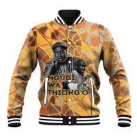 Ngugi wa Thiong O Baseball Jacket African Literary Icon Portrait Cultural Revival - Wonder Print Shop