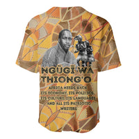 Ngugi wa Thiong O Baseball Jersey African Literary Icon Portrait Cultural Revival - Wonder Print Shop