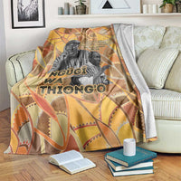 Ngugi wa Thiong O Blanket African Literary Icon Portrait Cultural Revival - Wonder Print Shop