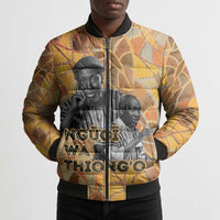 Ngugi wa Thiong O Bomber Puffer Jacket African Literary Icon Portrait Cultural Revival - Wonder Print Shop