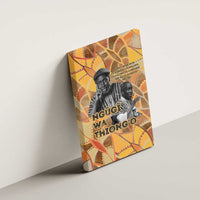 Ngugi wa Thiong O Canvas Wall Art African Literary Icon Portrait Cultural Revival - Wonder Print Shop