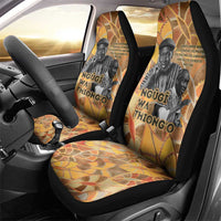 Ngugi wa Thiong O Car Seat Cover African Literary Icon Portrait Cultural Revival - Wonder Print Shop