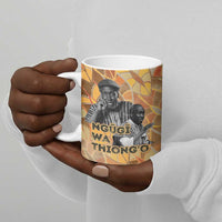 Ngugi wa Thiong O Ceramic Mug African Literary Icon Portrait Cultural Revival - Wonder Print Shop