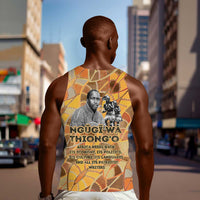 Ngugi wa Thiong O Men Tank Top African Literary Icon Portrait Cultural Revival - Wonder Print Shop
