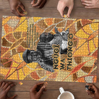 Ngugi wa Thiong O Puzzle African Literary Icon Portrait Cultural Revival - Wonder Print Shop