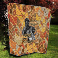 Ngugi wa Thiong O Quilt African Literary Icon Portrait Cultural Revival - Wonder Print Shop