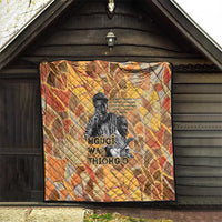 Ngugi wa Thiong O Quilt African Literary Icon Portrait Cultural Revival - Wonder Print Shop