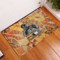 Ngugi wa Thiong O Rubber Doormat African Literary Icon Portrait Cultural Revival - Wonder Print Shop