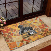 Ngugi wa Thiong O Rubber Doormat African Literary Icon Portrait Cultural Revival - Wonder Print Shop
