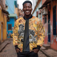 Ngugi wa Thiong O Sleeve Zip Bomber Jacket African Literary Icon Portrait Cultural Revival - Wonder Print Shop