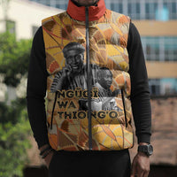 Ngugi wa Thiong O Sleeveless Puffer Jacket African Literary Icon Portrait Cultural Revival - Wonder Print Shop
