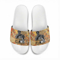 Ngugi wa Thiong O Slide Sandals African Literary Icon Portrait Cultural Revival - Wonder Print Shop