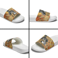 Ngugi wa Thiong O Slide Sandals African Literary Icon Portrait Cultural Revival - Wonder Print Shop