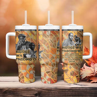 Ngugi wa Thiong O Tumbler With Handle African Literary Icon Portrait Cultural Revival - Wonder Print Shop