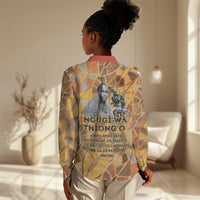 Ngugi wa Thiong O Women Casual Shirt African Literary Icon Portrait Cultural Revival - Wonder Print Shop