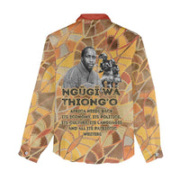 Ngugi wa Thiong O Women Casual Shirt African Literary Icon Portrait Cultural Revival - Wonder Print Shop