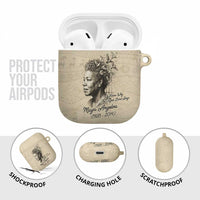Maya Angelou AirPods Case I Know Why The Caged Bird Sings - Wonder Print Shop