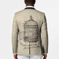 Maya Angelou Blazer I Know Why The Caged Bird Sings - Wonder Print Shop