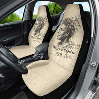 Maya Angelou Car Seat Cover I Know Why The Caged Bird Sings - Wonder Print Shop