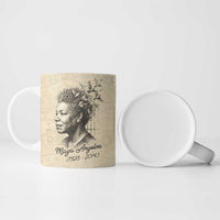 Maya Angelou Ceramic Mug I Know Why The Caged Bird Sings - Wonder Print Shop