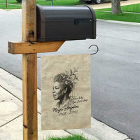 Maya Angelou Garden Flag I Know Why The Caged Bird Sings - Wonder Print Shop
