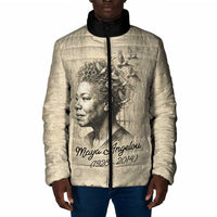 Maya Angelou Padded Jacket I Know Why The Caged Bird Sings - Wonder Print Shop