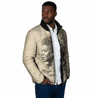 Maya Angelou Padded Jacket I Know Why The Caged Bird Sings - Wonder Print Shop