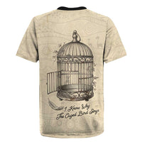 Maya Angelou Rugby Jersey I Know Why The Caged Bird Sings - Wonder Print Shop
